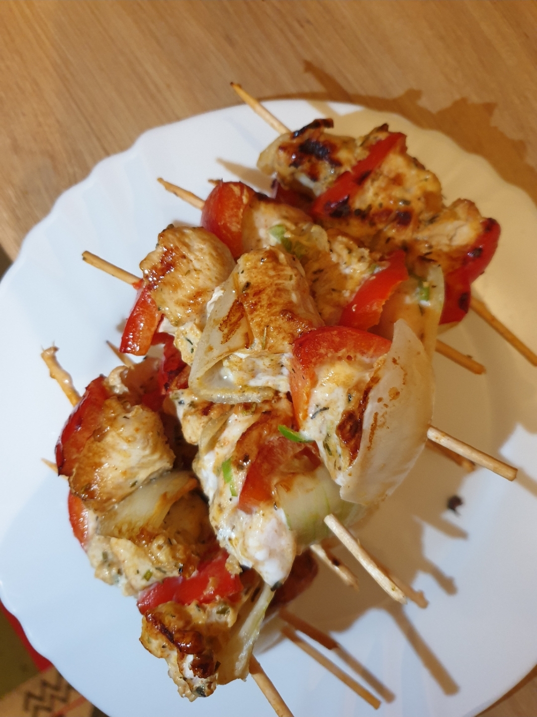 Brochettes Poulet Curry